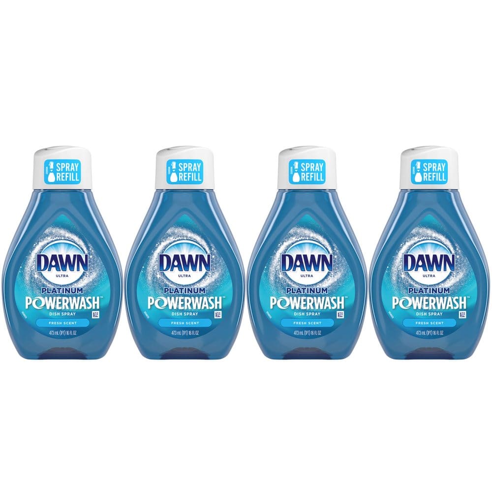 Dawn Platinum Powerwash Dish Soap Spray Refill Fresh Scent (16 fl. oz. 4 ct.) - Turn P&G purchases into help. - Dawn