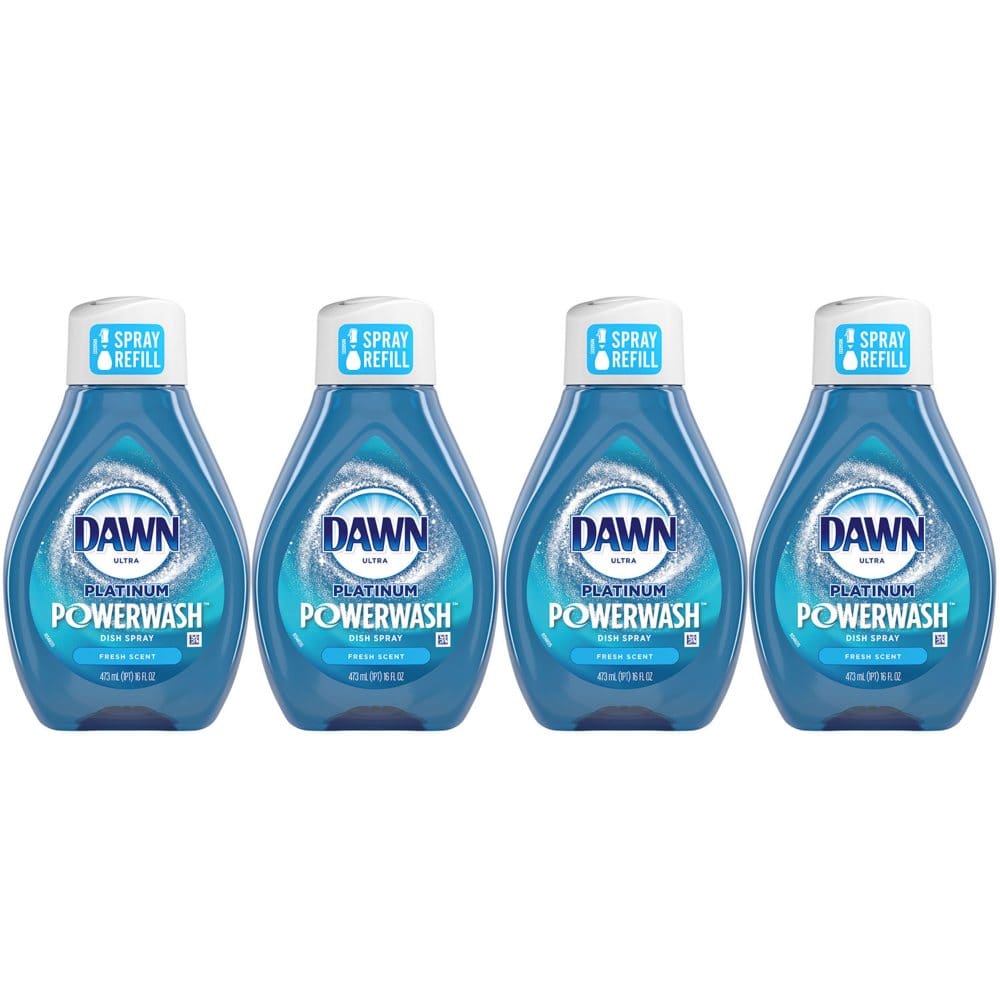 Dawn Platinum Powerwash Dish Soap Spray Refill Fresh Scent (16 fl. oz. 4 ct.) - Turn P&G purchases into help. - Dawn