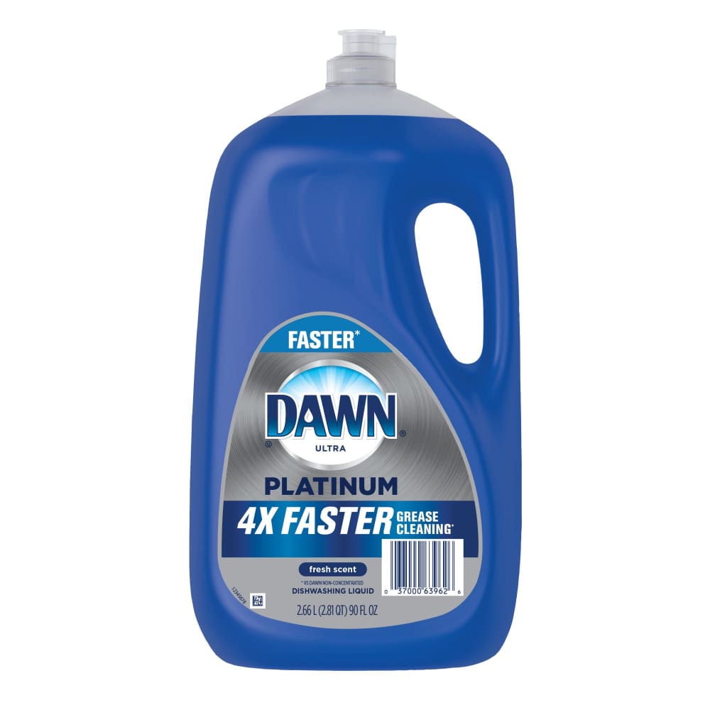 Dawn Platinum Refreshing Rain Scent Liquid Dish Soap 90 oz. - Dawn