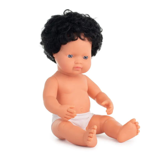 15In Caucasian Boy Polybag Blk Hair
