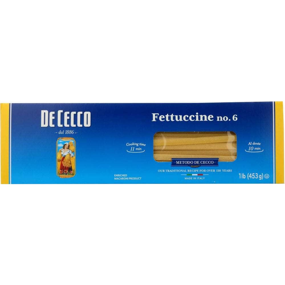 De Cecco De Cecco #6 Fettuccine Pasta, 16 oz