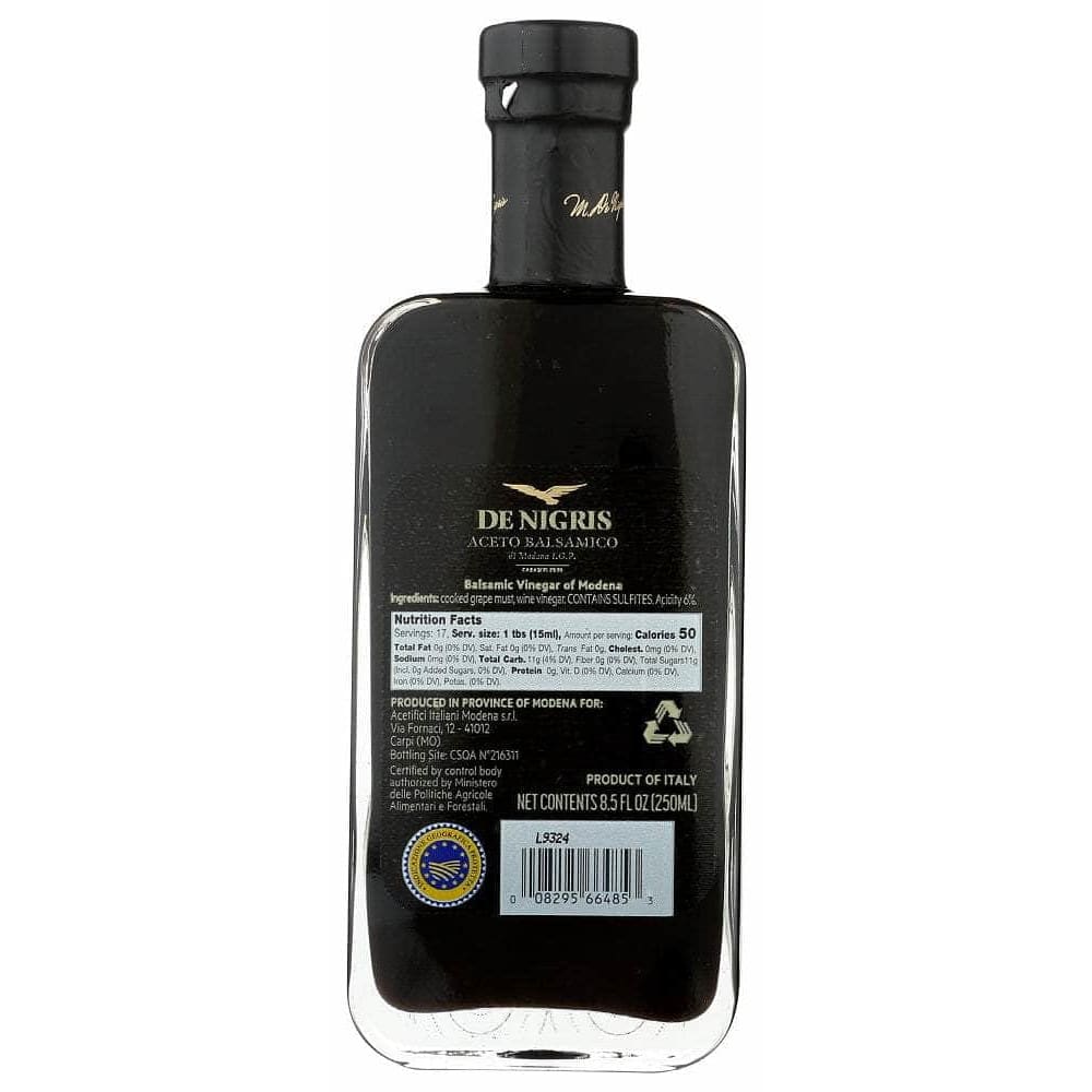 De Nigris De Nigris Balsamic Vinegar Of Modena, 250 Ml