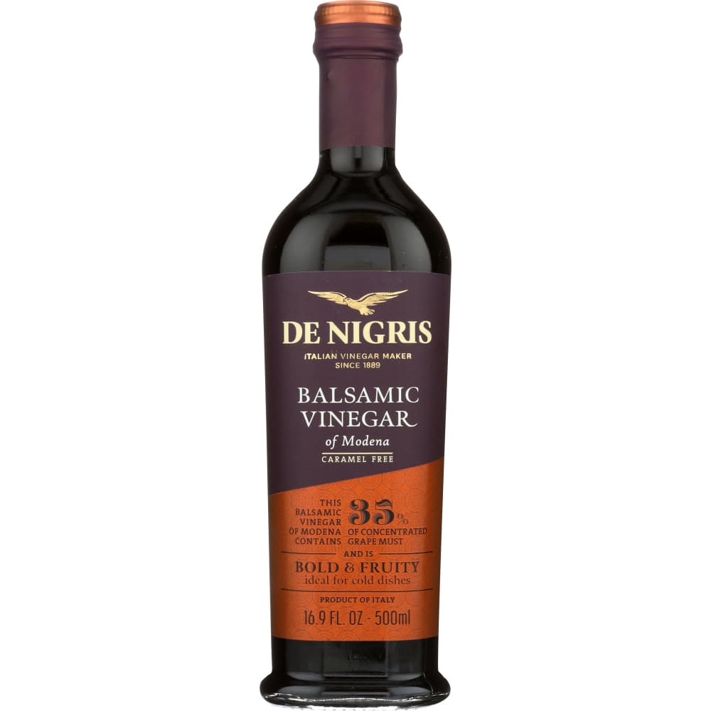 DE NIGRIS Bronze Eagle Balsamic Vinegar, 16.9 oz (Case of 3) ShelHealth