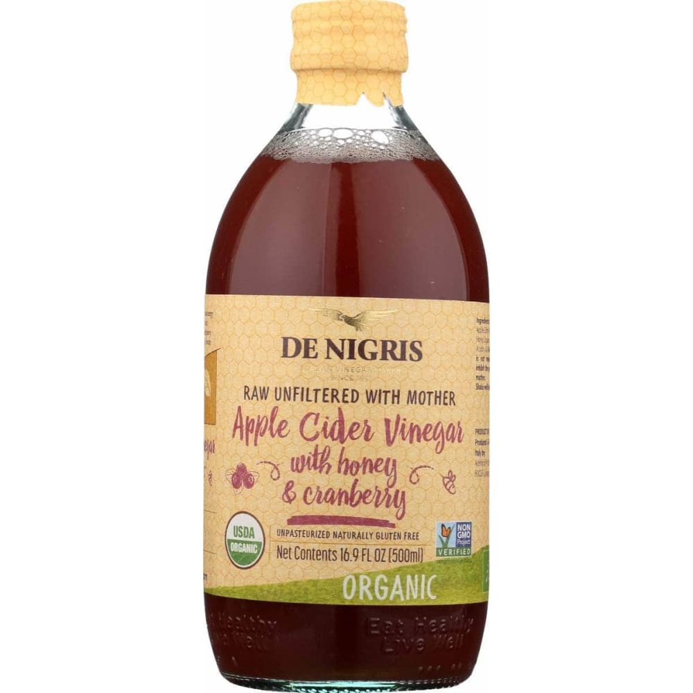 DE NIGRIS Grocery > Cooking & Baking > Vinegars DE NIGRIS Vinegar Apl Cdr Hny Crnbr, 500 ml