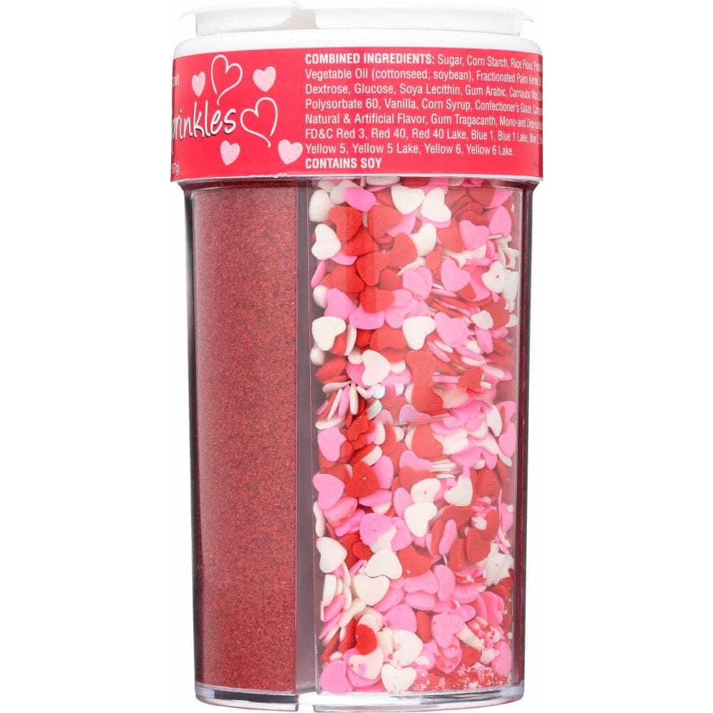 DEAN JACOBS Grocery > Cooking & Baking > Baking Ingredients DEAN JACOBS: 4 Cell Valentine Accents And Sprinkles, 5.9 oz