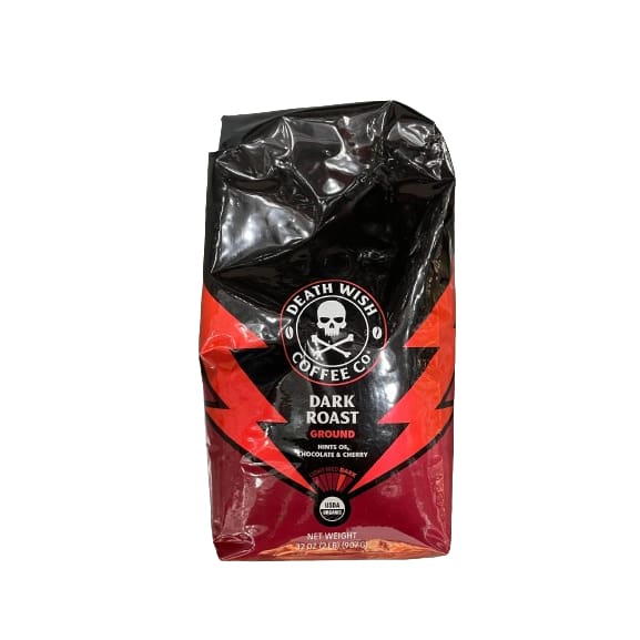 Death Wish Coffee Co Dark Roast Ground Chocolate & Cherry 32 oz. - Death Wish