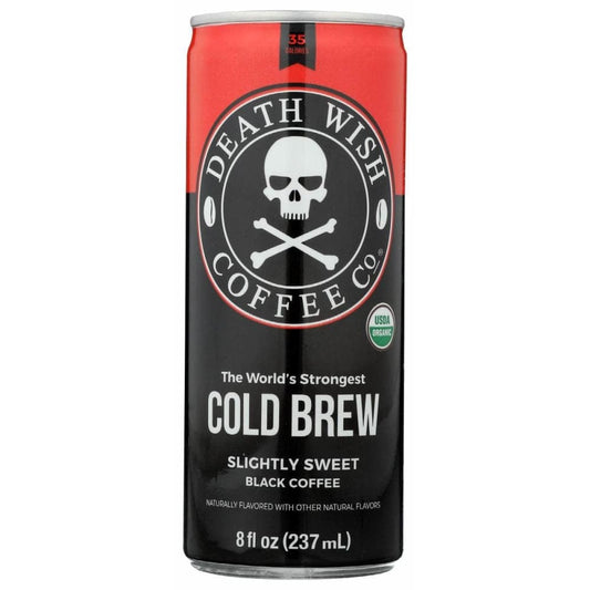 DEATH WISH COFFEE DEATH WISH COFFEE Coffee Cld Brw Slight Swt, 8 fo