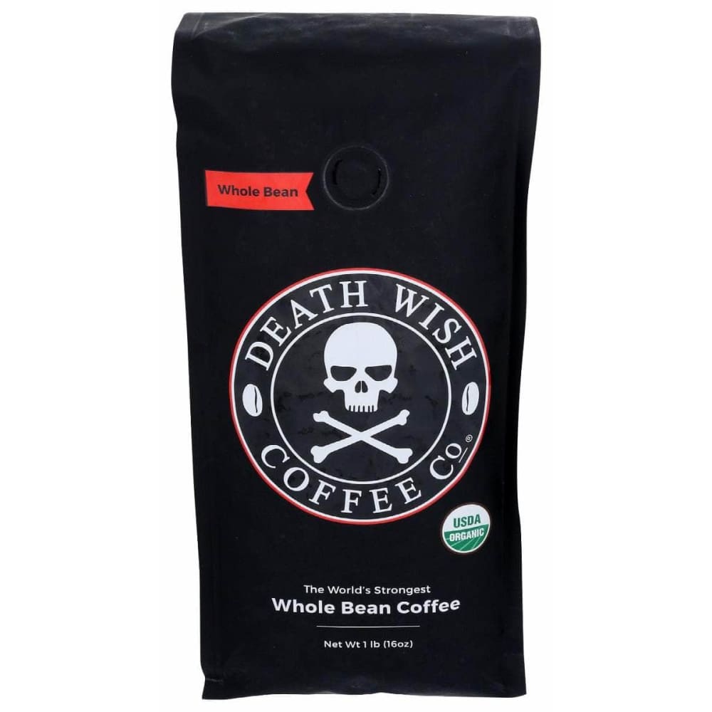 DEATH WISH COFFEE Death Wish Coffee Dark Roast Whole Bean Coffee, 1 Lb