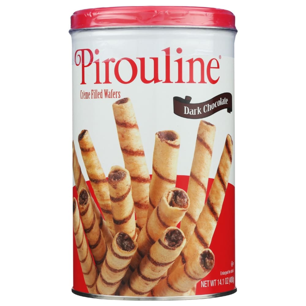 DEBEUKELAER: Pirouline Creme Filled Wafers Dark Chocolate 14.1 oz (Pack of 4) - Grocery > Snacks - DEBEUKELAER