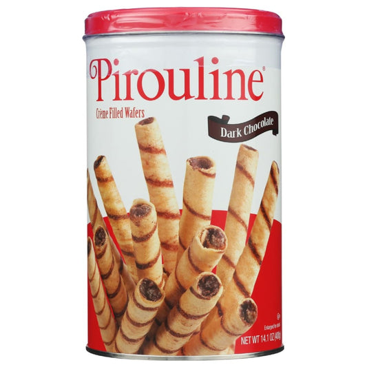 DEBEUKELAER: Pirouline Creme Filled Wafers Dark Chocolate 14.1 oz (Pack of 4) - Grocery > Snacks - DEBEUKELAER