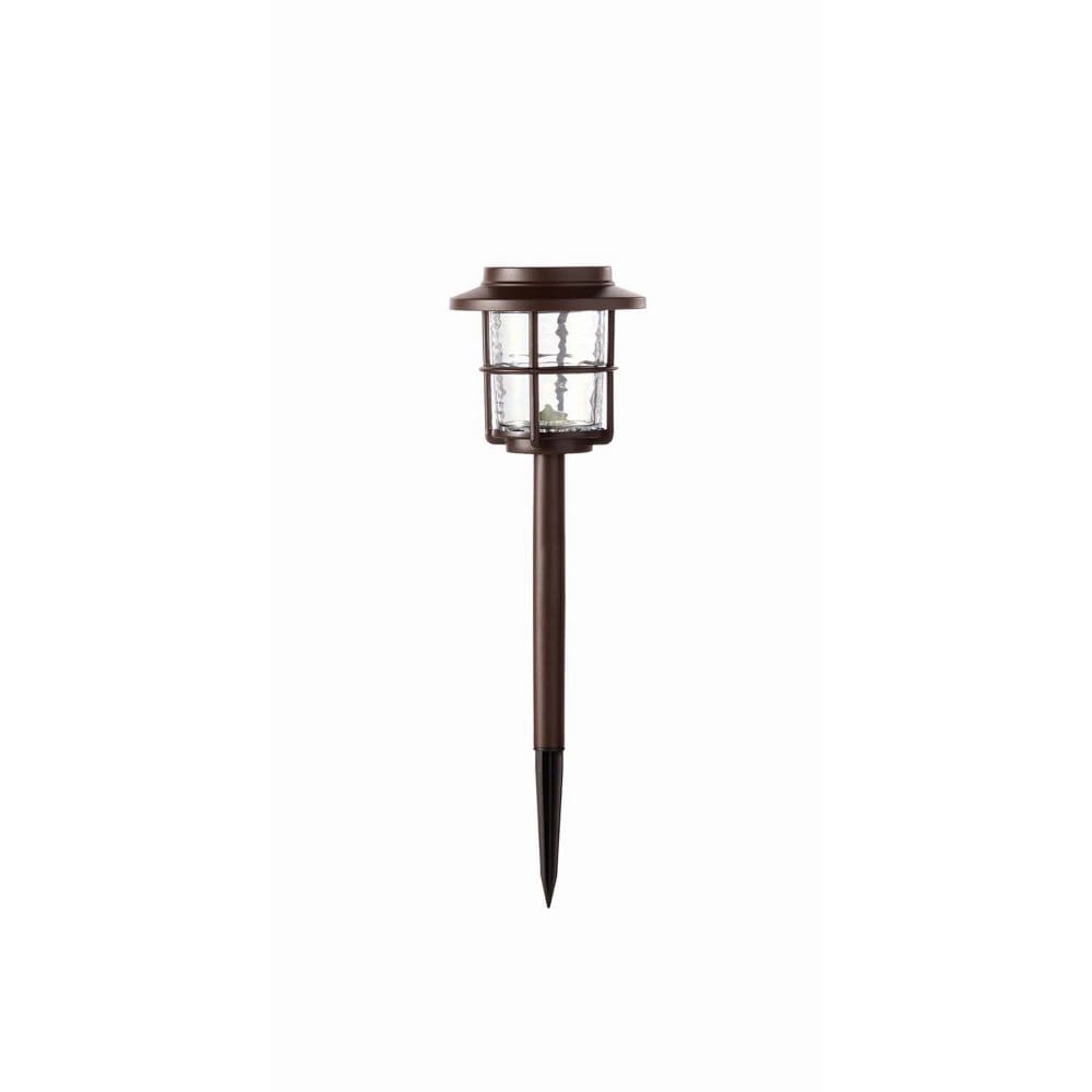 Deck Impressions Mariner Solar Path Light with Vintage Crackled Glass - 8 Pack - Outdoor Lighting - Deck