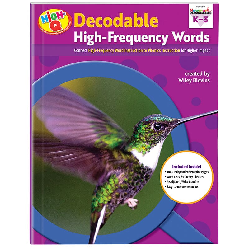 Decodable High Frequency Words Workbook (Pack of 6) - Sight Words - Newmark Learning