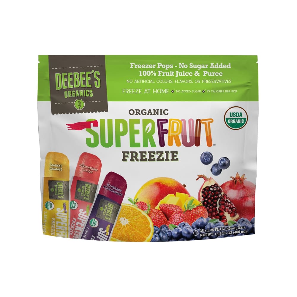 DeeBee’s Organics SuperFruit Freezie 35 pk. - Home/Grocery Household & Pet/Frozen Food/Ice Cream & Desserts/ - Unbranded