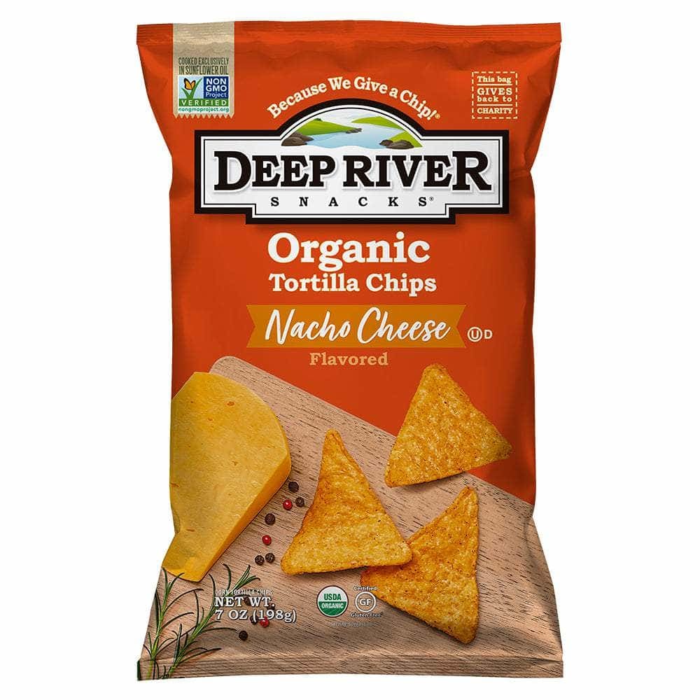 DEEP RIVER DEEP RIVER Organic Nacho Cheese Tortilla Chips, 7 oz