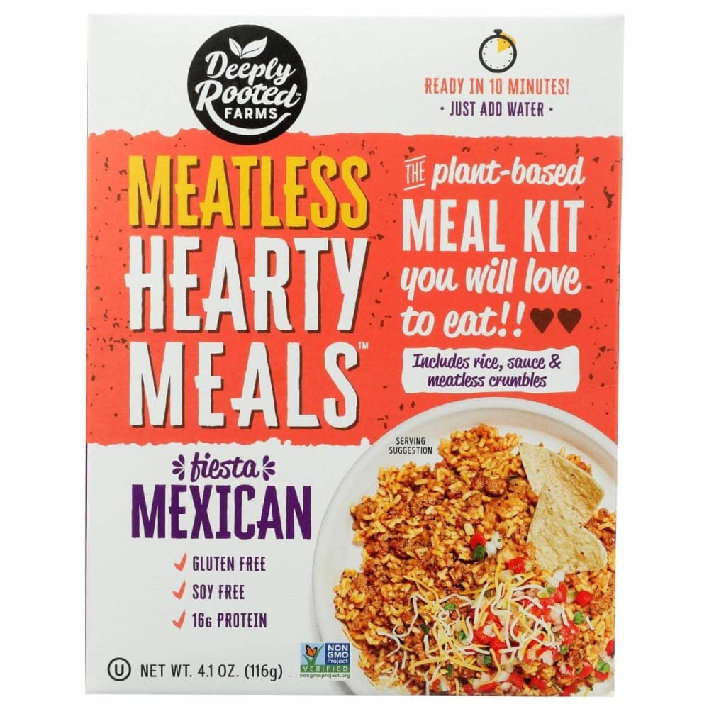 DEEPLY ROOTED Grocery > Pantry > Rice DEEPLY ROOTED: Hearty Meals Fiesta Mexican Rice Bowl, 4.1 oz