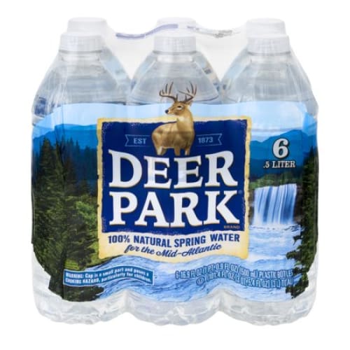 DEER PARK: Spring Water 6Pk 101.4 fo (Pack of 5) - Beverages > Water - DEER PARK