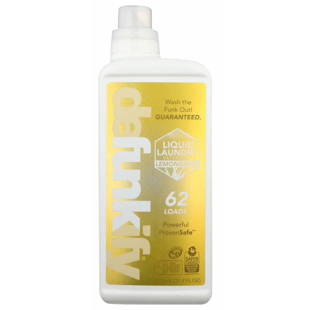 DEFUNKIFY Home Products > Laundry Detergent DEFUNKIFY: Detergent Liqud Lemngrass, 37.7 fo