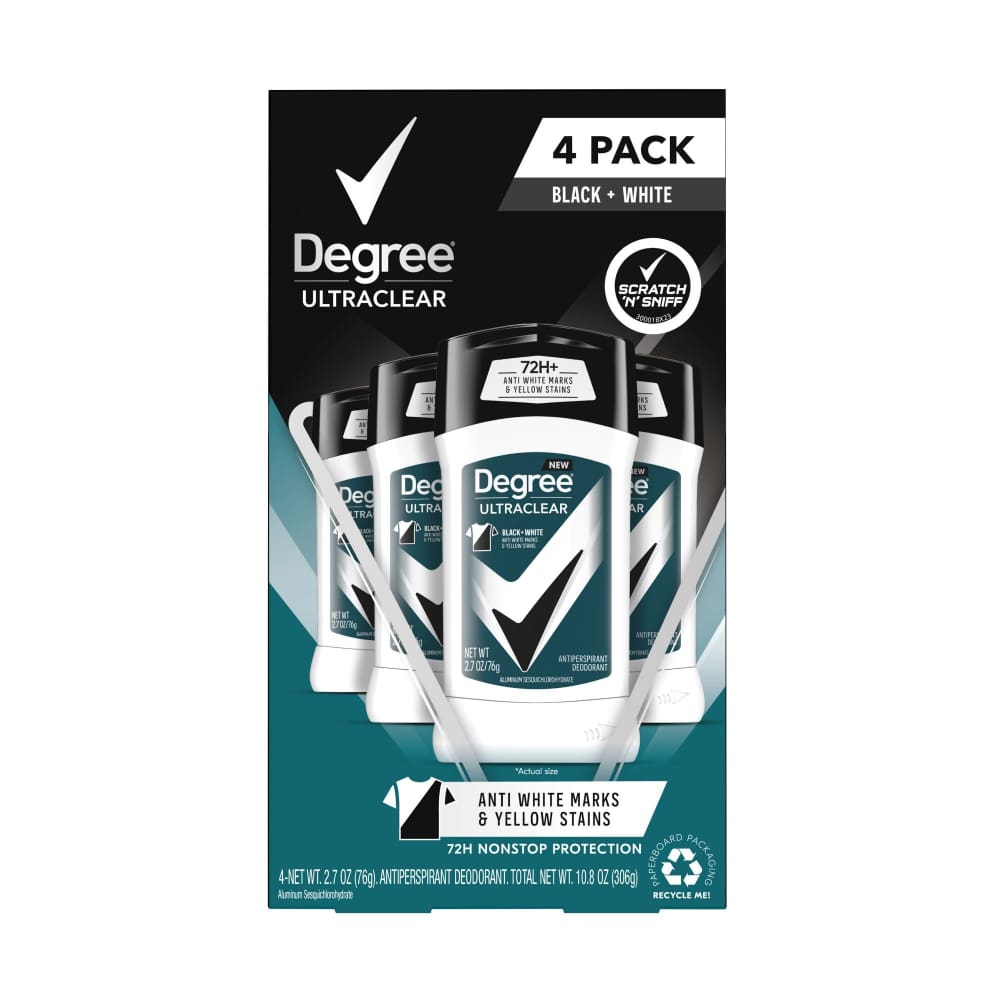 Degree Men UltraClear Antiperspirant Deodorant 4 pk. - Degree