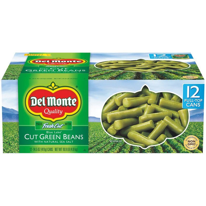 Del Monte Cut Green Beans 12 ct. - Del Monte