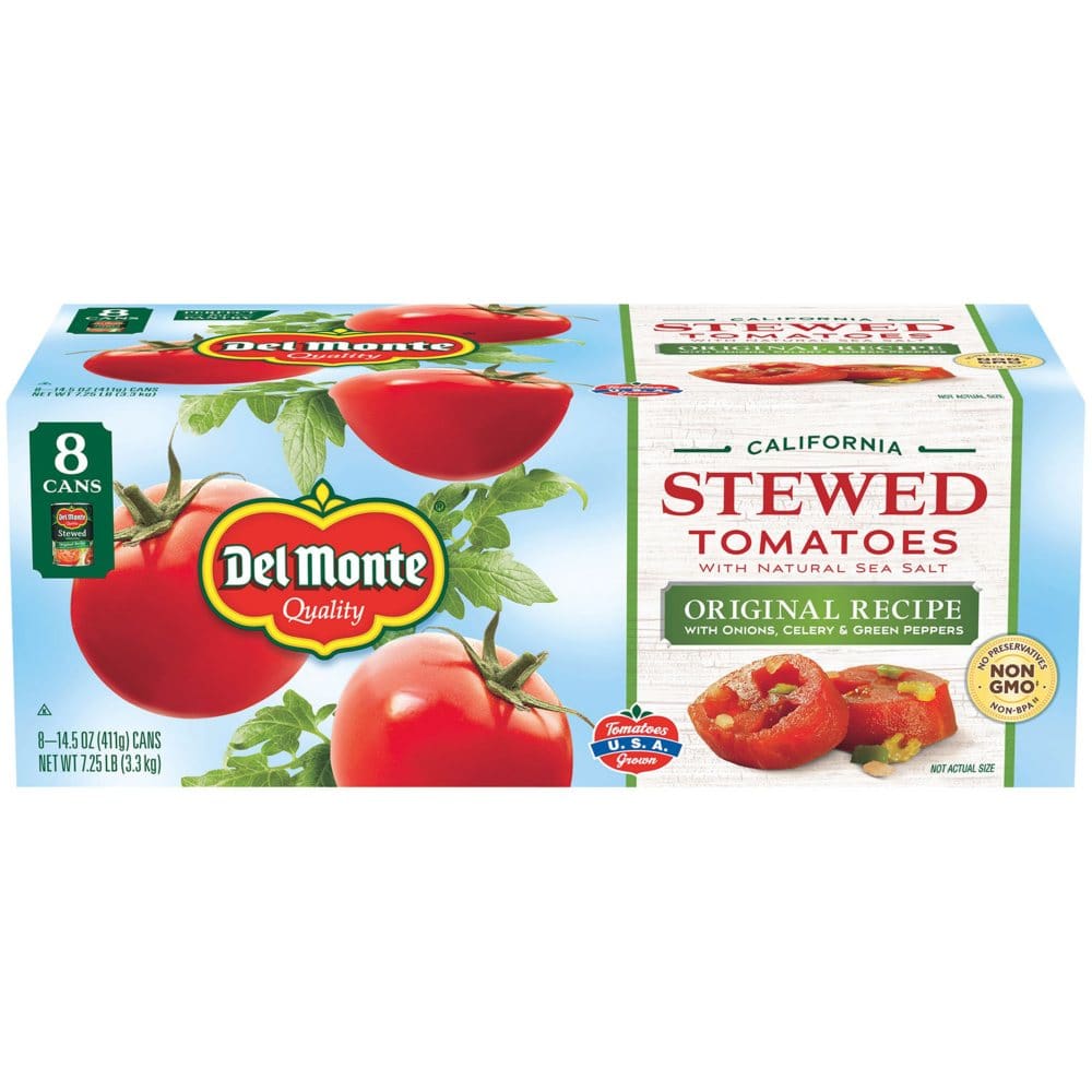Del Monte Stewed Tomatoes (15.4 oz. 8 pk.) - Canned Foods & Goods - Del Monte