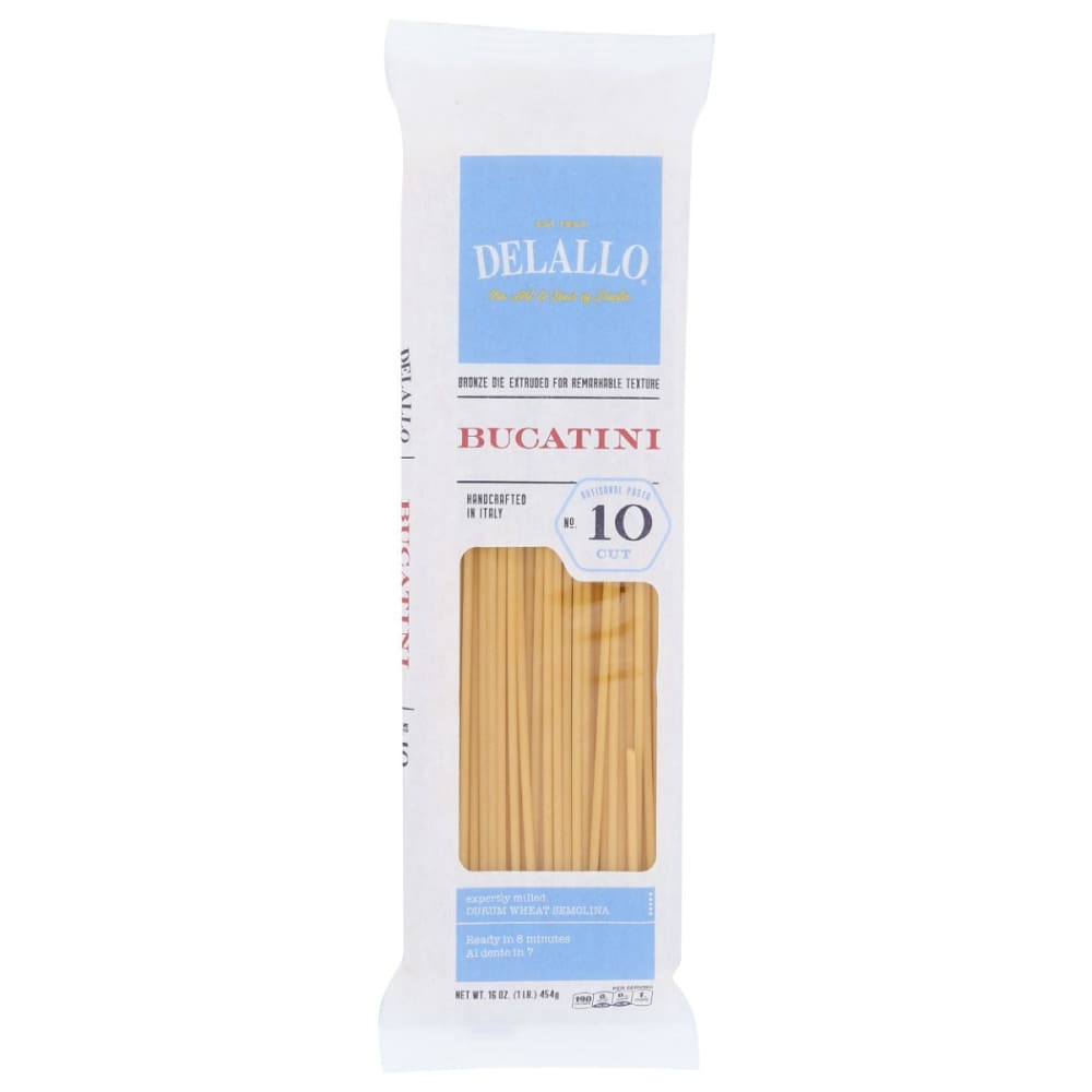 DELALLO: Bucatini #10 16 OZ (Pack of 5) - Grocery > Pantry > Pasta and Sauces - Delallo