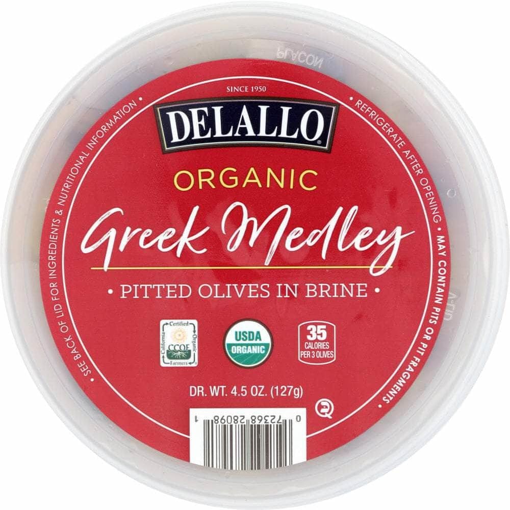 Delallo Delallo Greek Medley Olives in Brine, 4.5 oz