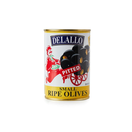 DELALLO: Olive Black Pitted Small 6 OZ (Pack of 5) - Grocery > Pantry - Delallo