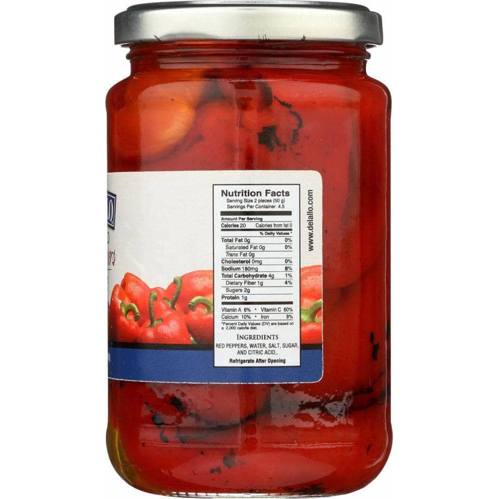 Delallo Delallo Roasted Red Peppers, 12 oz