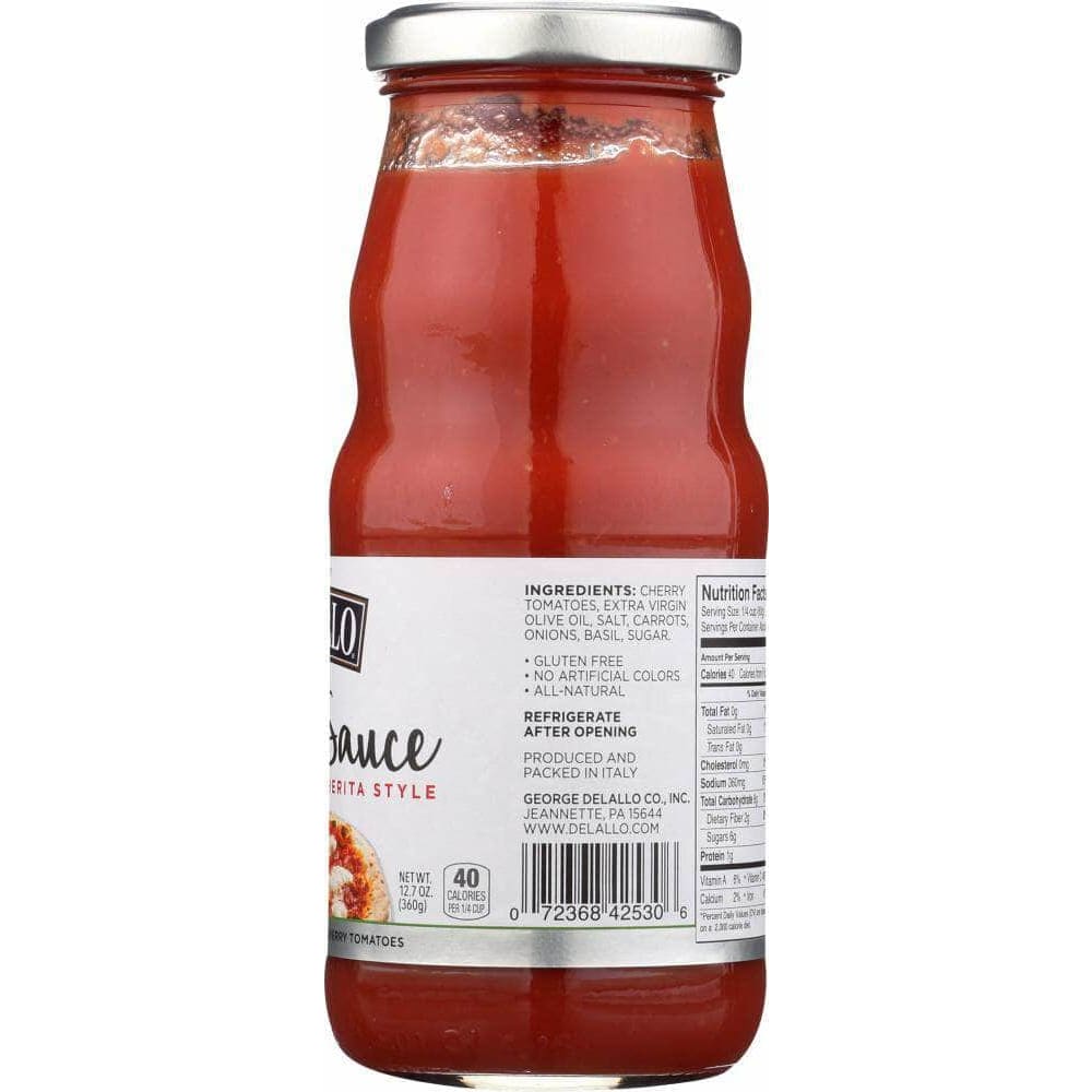 Delallo Delallo Sauce Pizza Italian, 12.7 oz