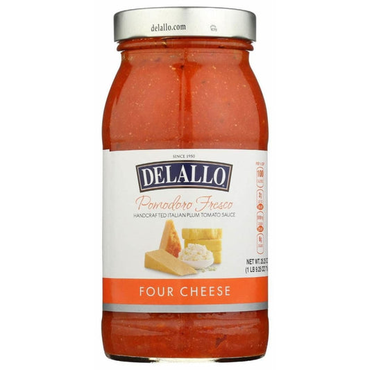 DELALLO DELALLO Sauce Pmdro Frsc 4 Chs, 25.25 oz