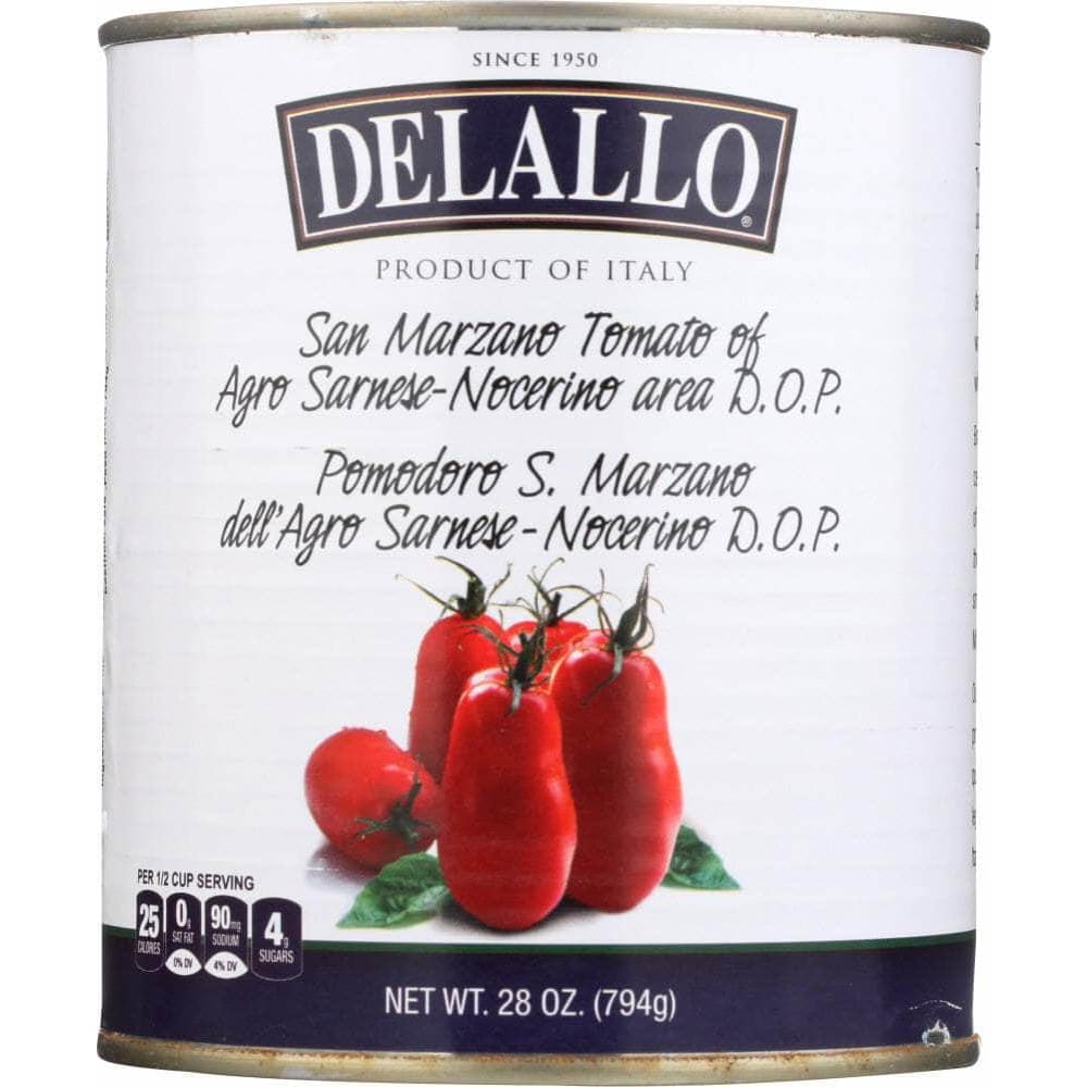 Delallo Delallo Tomato Imported Marzano, 28 oz