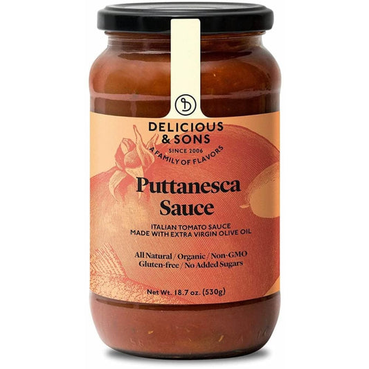 DELICIOUS AND SONS Delicious And Sons Sauce Puttanesca, 18.7 Oz