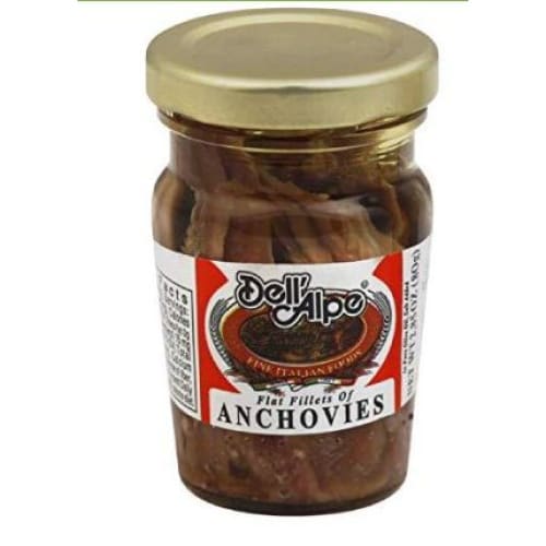 DELL ALPE: Anchovy Glass 3.5 oz - Grocery > Pantry > Food - DELL ALPE