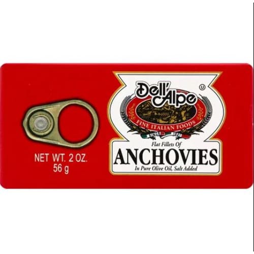 DELL ALPE: Flat Fillets Of Anchovies 1 ea - Grocery > Pantry > Food - DELL ALPE