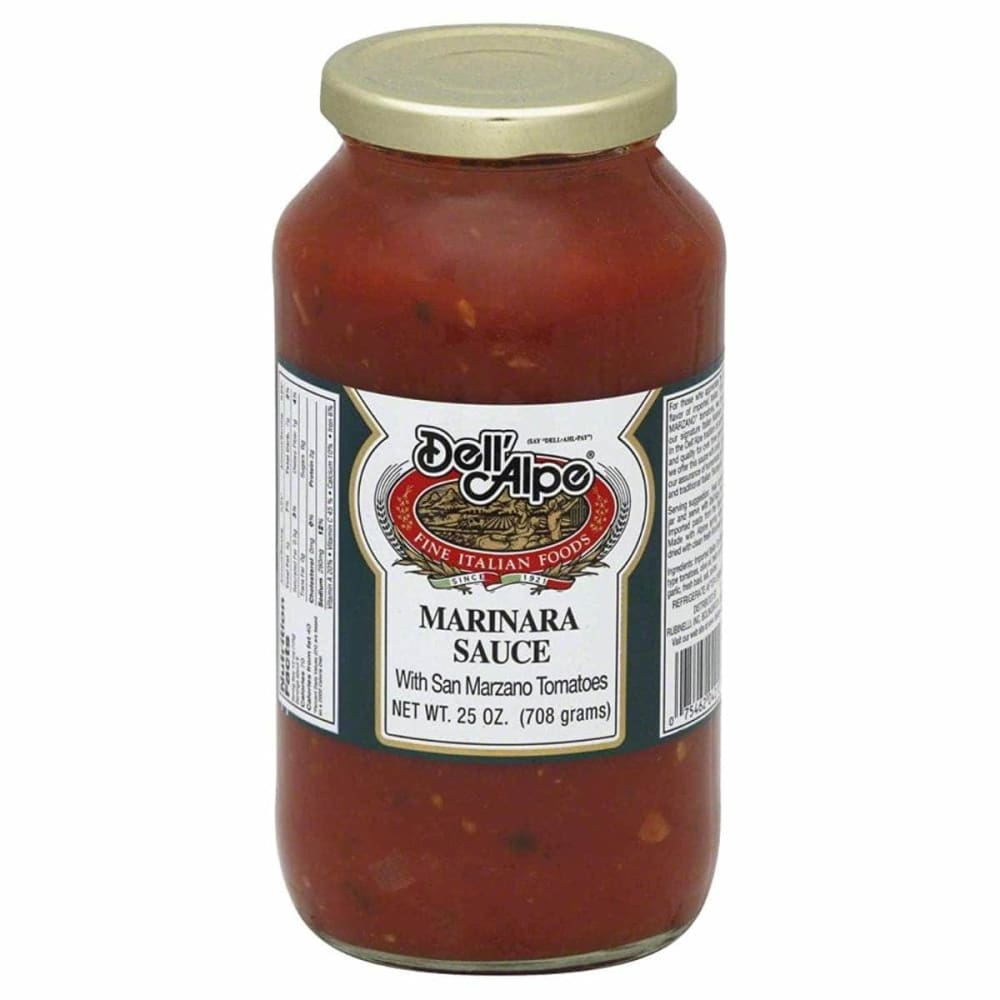 DELL ALPE Grocery > Pantry > Pasta and Sauces DELL ALPE: Marinara Sauce, 25 oz