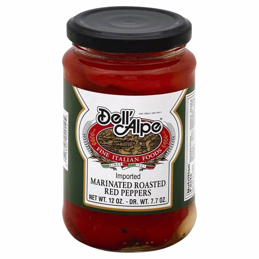 DELL ALPE Grocery > Pantry > Food DELL ALPE: Marinated Roasted Red Pepper, 12 oz