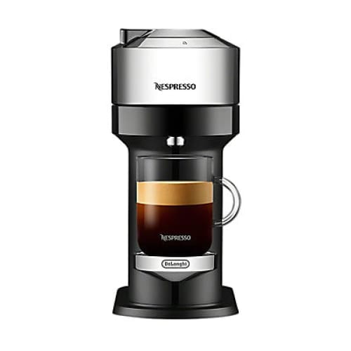 DeLonghi Nespresso Vertuo Next Deluxe Coffee and Espresso Maker - Chrome - Home/Appliances/Small Kitchen Appliances/Coffee & Tea Brewers/ -