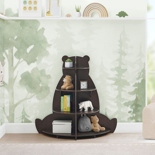 Delta Children Bear Shaped Bookcase Brown - Furniture - Delta