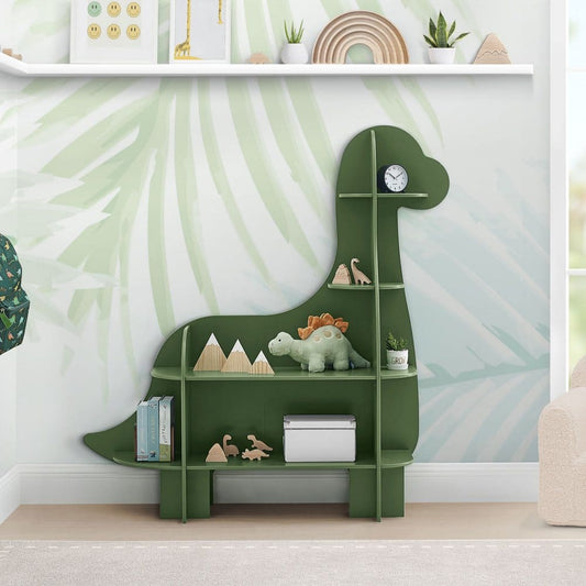 Delta Children Dinosaur Shaped Bookcase Green - Furniture - Delta