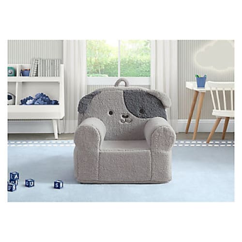 Delta Children Dog Chair in a Box - Grey - Home/Furniture/Baby & Kids’ Furniture/Kids’ Bedrooms/ - Delta Children