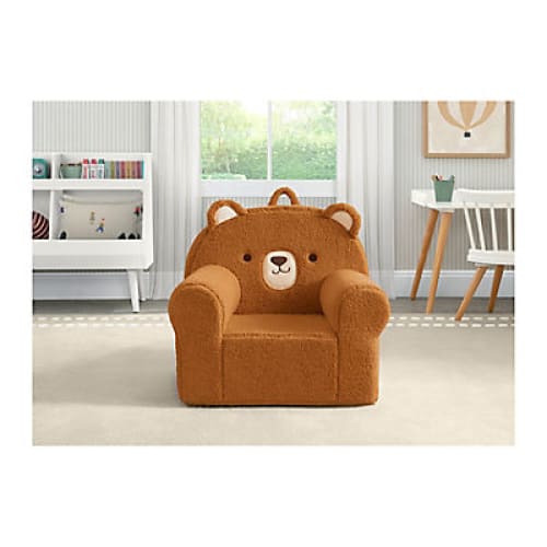 Delta Children Teddy Bear Chair in a Box - Brown - Home/Furniture/Baby & Kids’ Furniture/Kids’ Bedrooms/ - Delta Children