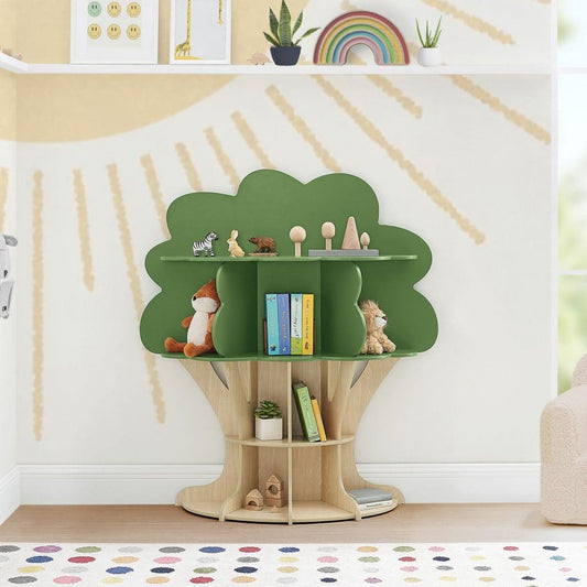 Delta Children Tree Shaped Bookcase Green/Brown - Furniture - Delta