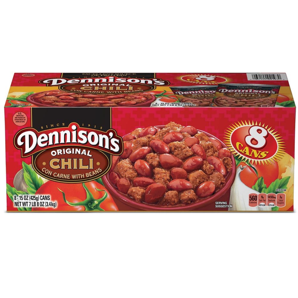 Dennison’s Chili With Beans (15 oz. 8 pk.) - Canned Foods & Goods - Dennison’s