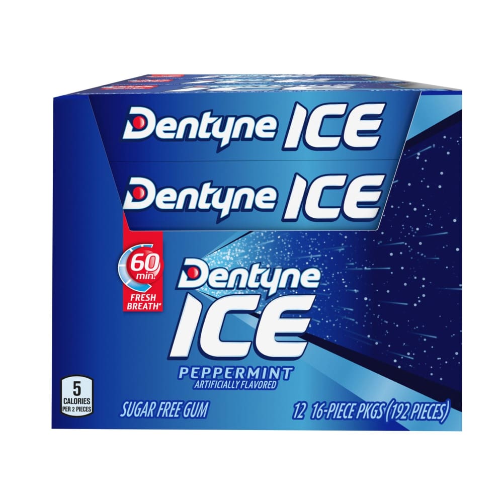 Dentyne Ice Peppermint Gum 12 pk./16 ct. - Dentyne
