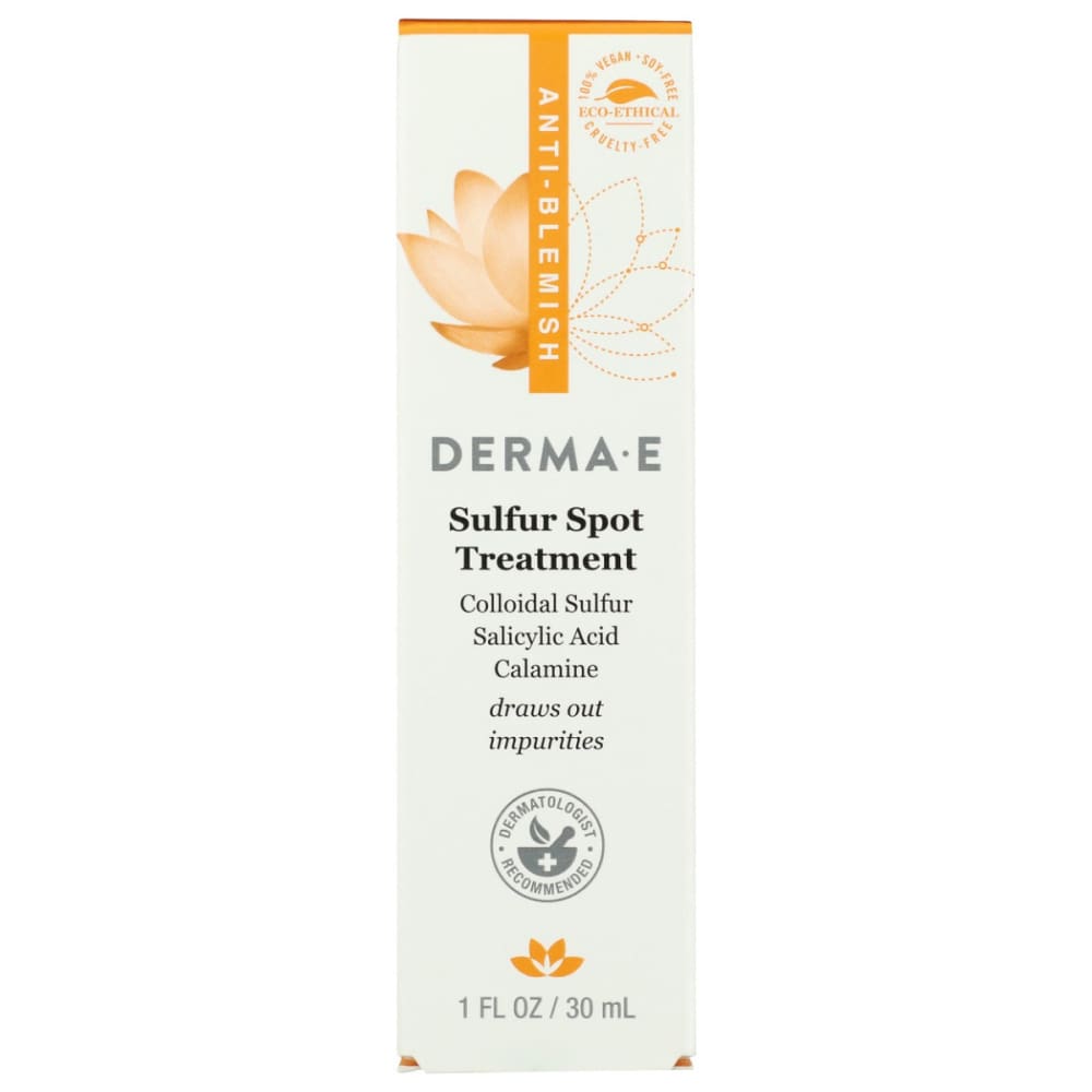 DERMA E: Sulfur Spot Treatment Acne 1 OZ (Pack of 2) - Beauty & Body Care > Skin Care - DERMA E