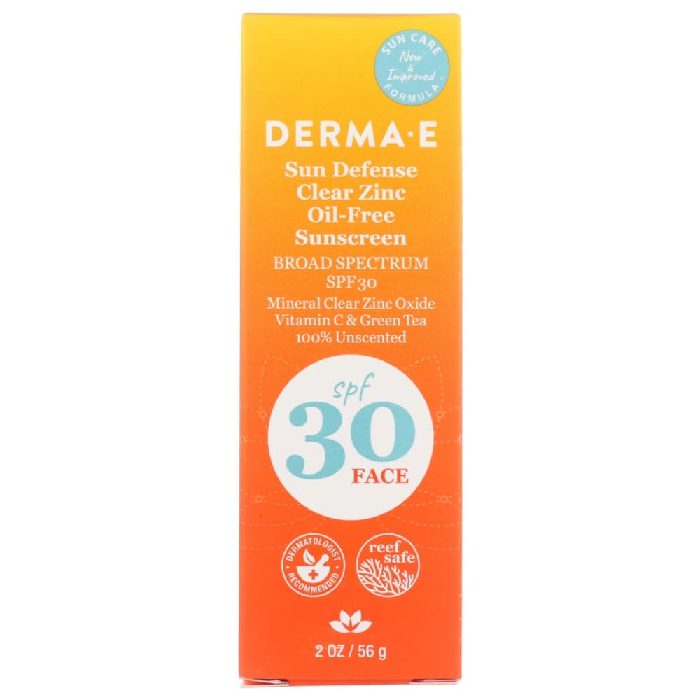 DERMA E: Sunscreen Oil-free Face Spf30 2 OZ - Beauty & Body Care > Skin Care - DERMA E