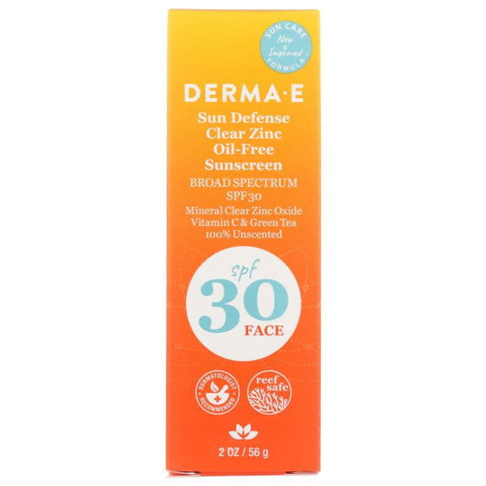 DERMA E: Sunscreen Oil-free Face Spf30 2 OZ - Beauty & Body Care > Skin Care - DERMA E