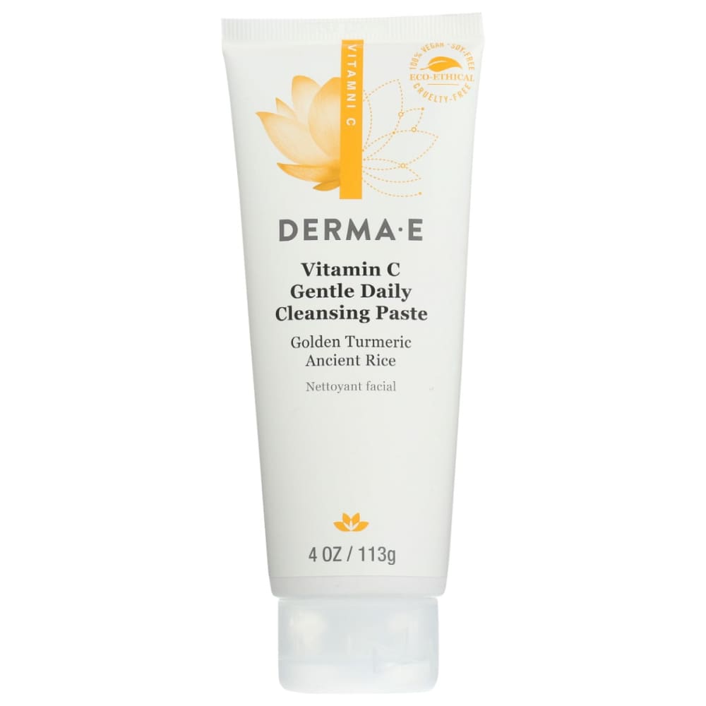 DERMA E: Vitamin C Gentle Daily Cleansing Paste 4 oz (Pack of 2) - Beauty & Body Care > Skin Care - DERMA E