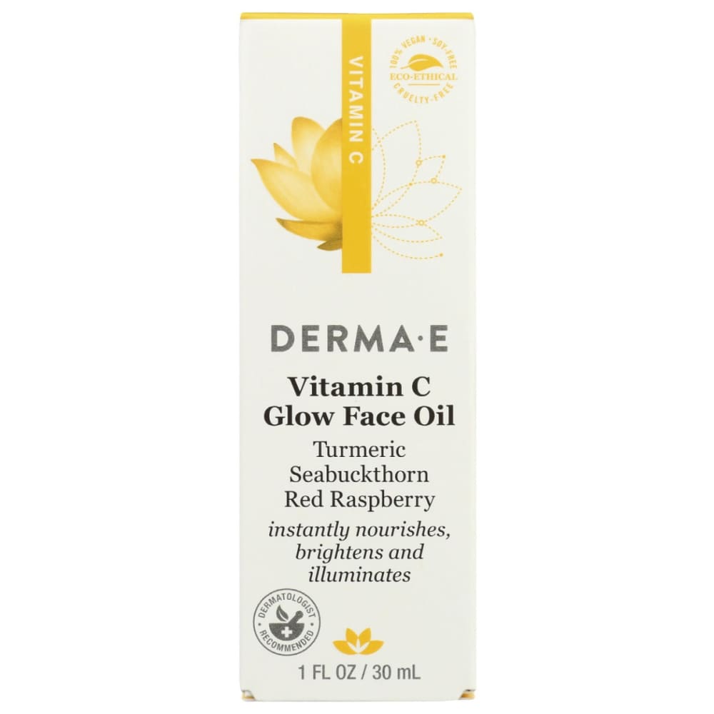 DERMA E: Vitamin C Glow Face Oil 1 oz - Beauty & Body Care > Skin Care - DERMA E
