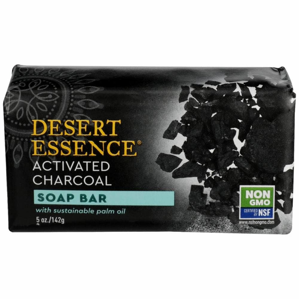 DESERT ESSENCE Desert Essence Activated Charcoal Soap Bar, 5 Oz